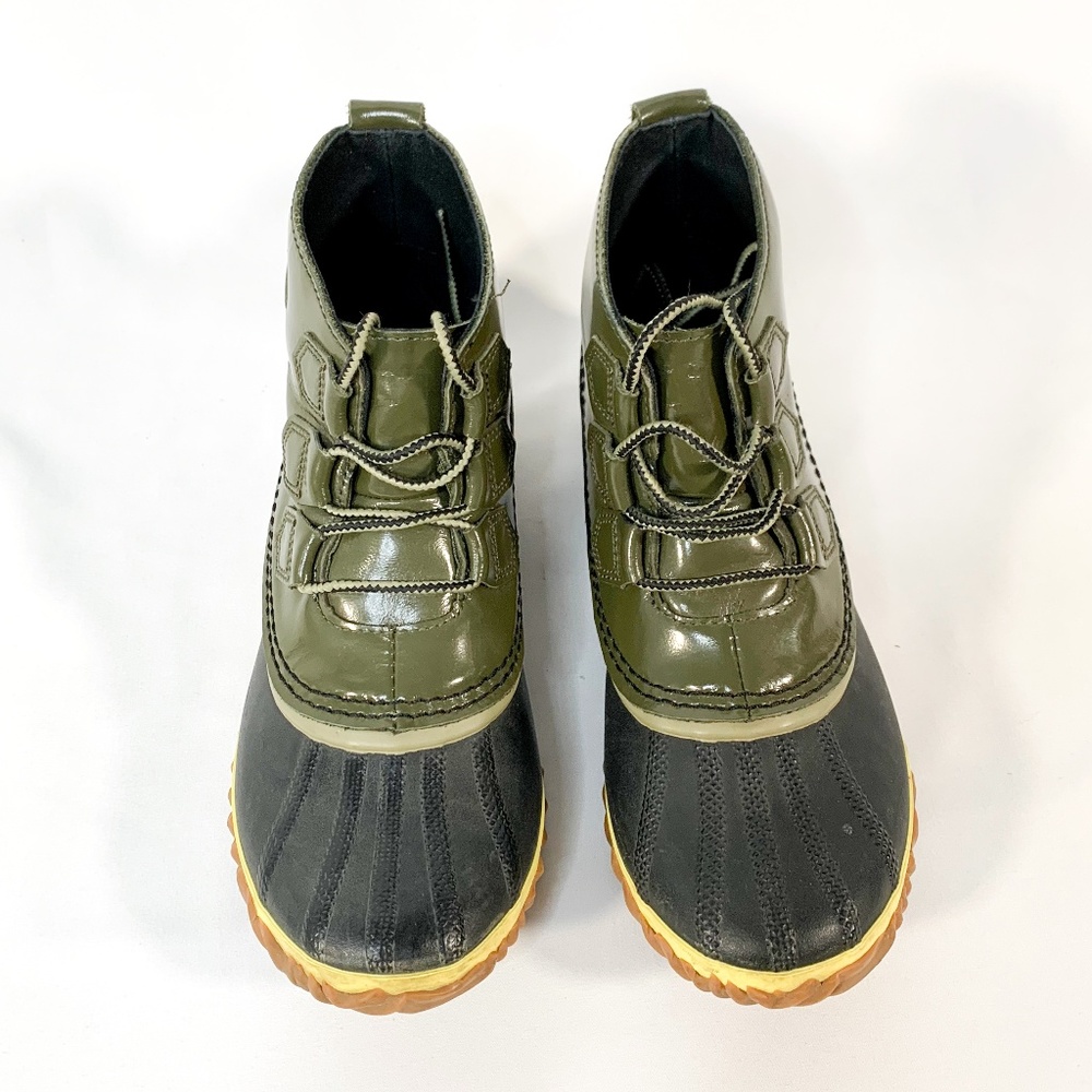 SOREL Out n About Rain Boot Nori Waterproof Winter - Picture 5 of 8
